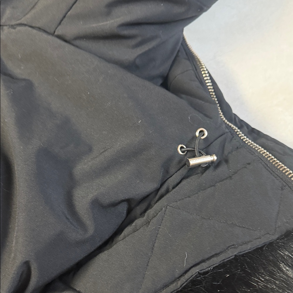 MICHAEL Michael Kors Black Fur-Trimmed Puffer Jacket - Picture 13 of 15